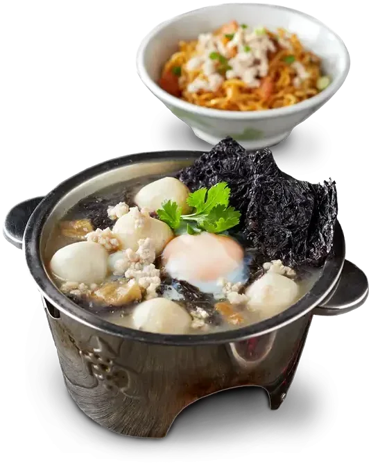 Seaweed Fishball Soup With Noodles